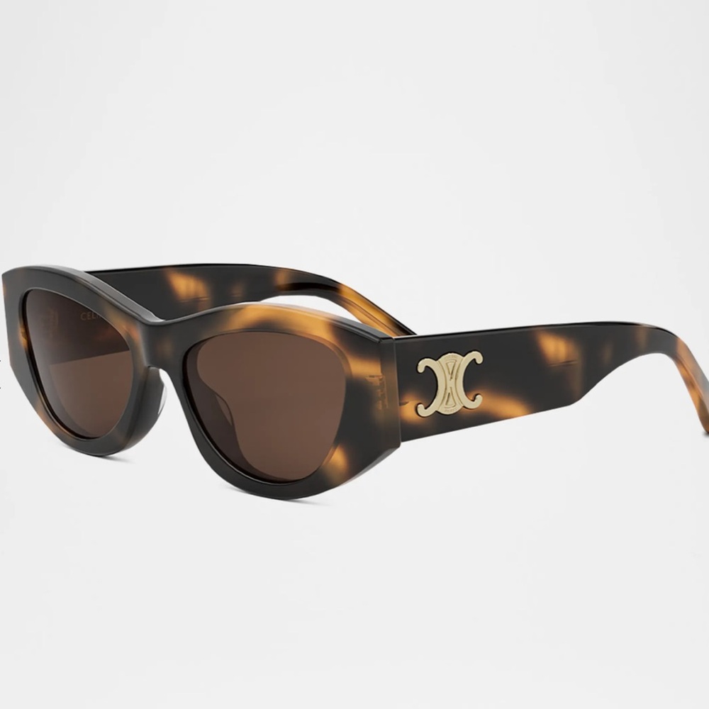 Celine Brown Sunglasses with Vintage-Inspired Design